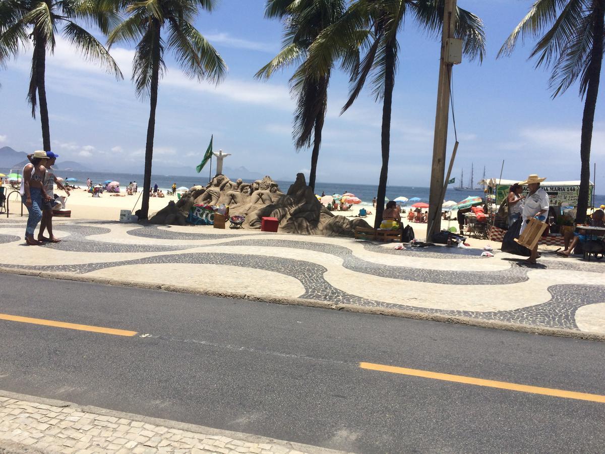 Apartamento Copacabana - Quadra da Praia Rio de Janeiro Exterior foto